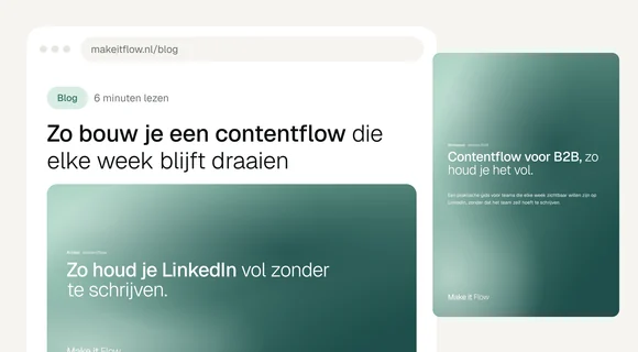 Artikel en blog in je eigen stijl